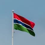 The Gambian flag by lamin ceesay