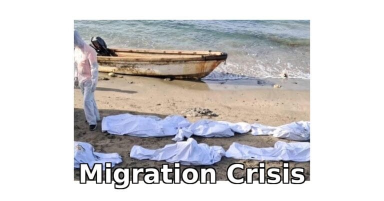 migrant crisis the Gambia Africa ,on the author lamin ceesay's post 2025