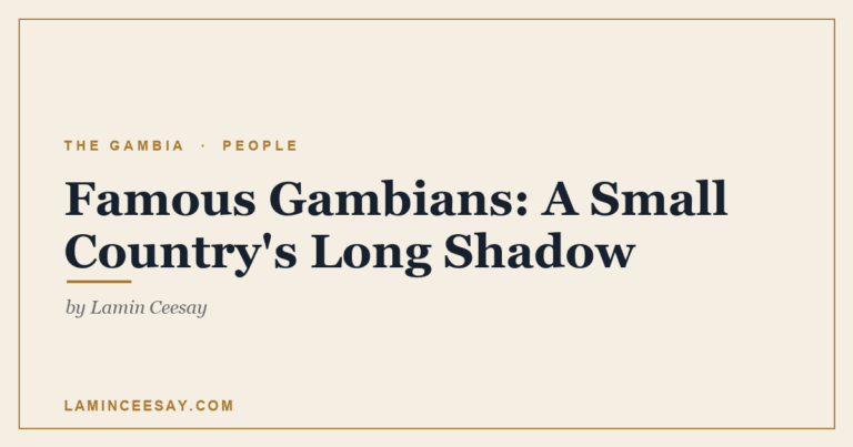famous Gambians
