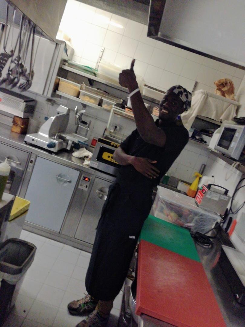 Thumbs up in the kitchen