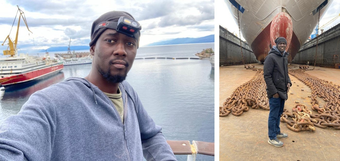 Croatia: the port, and the dry dock