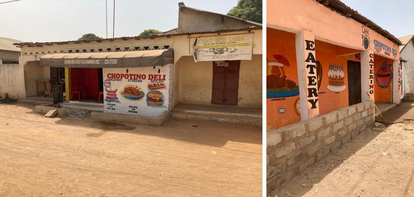 Chopotino Deli, in the Gambia